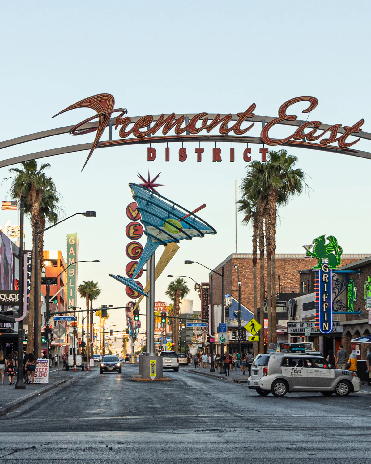 Fremont East district signs, Las Vegas