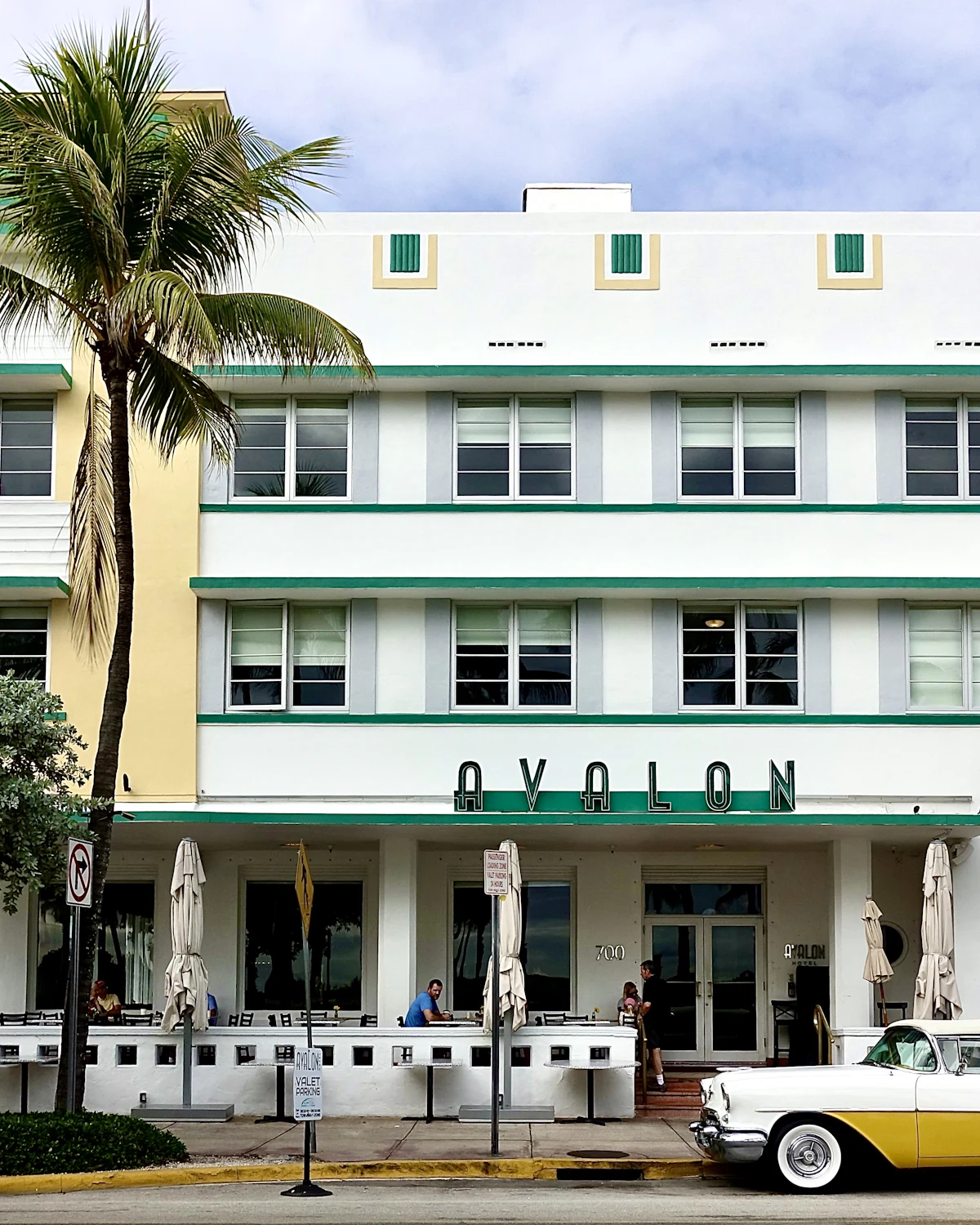 Art deco hotels on Ocean Drive, Miami Beach