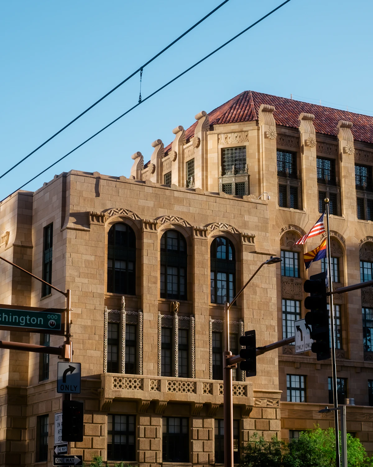 Historic building on Washington Street, Phoenix