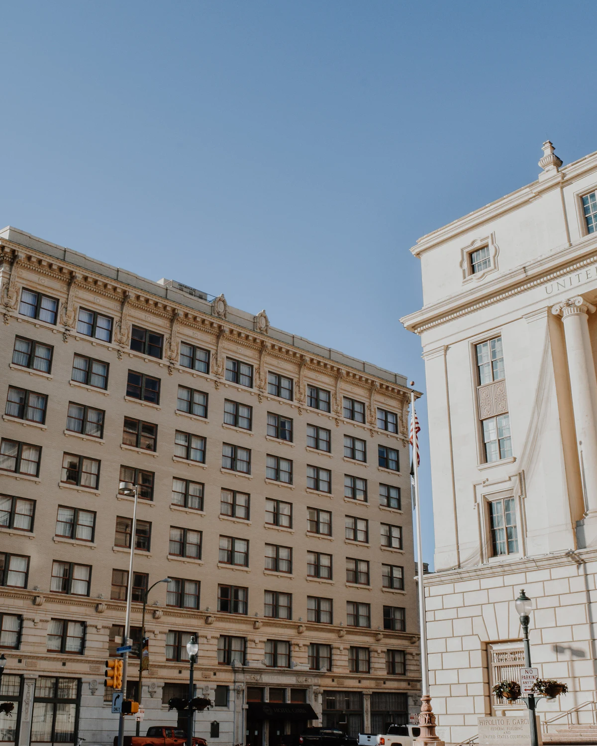 Historic buildings in downtown San Antonio